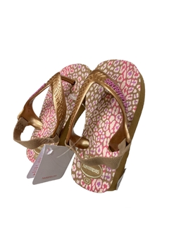 Chinelo Havaianas Baby Mini Me Rose gold na internet