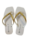 chinelo square Solarize Ramarim off/ouro