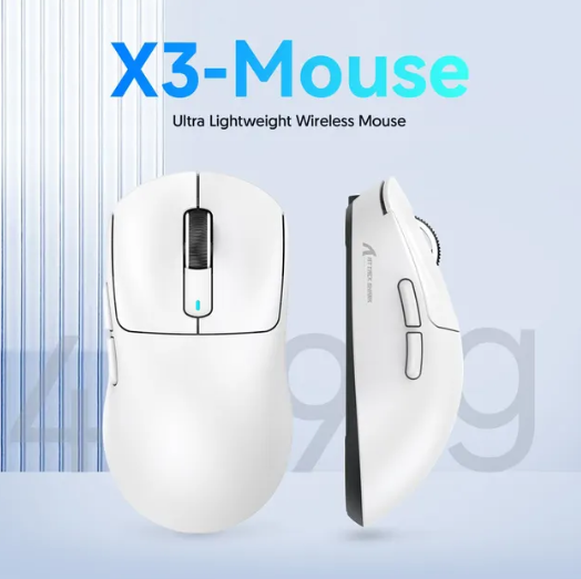 Attack Shark X3 Mouse Tri Mdoe Paw3395 Bluetooth Wireless 2.4G