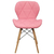 Cadeira Prizi Eames Acolchoada E45 Rosa