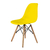 Kit de 3 Cadeiras Eames Prizi Lake - Amarela - comprar online