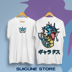 Remera Oversize Gyarados Doble Estampa