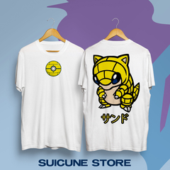 Remera Oversize Sandshrew Doble Estampa