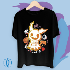 Remera Halloween Esqueleto Mimikyu