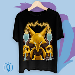 OFERTA Remera Oversize Alakazam Face Negra TALLE XS