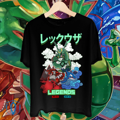 Remera Oversize Legends 2 Negra frente