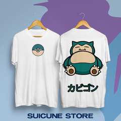 Remera Snorlax Doble Estampa