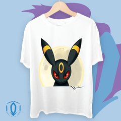 Remera Umbreon Face Blanca