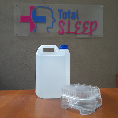 Agua Bi-desmineralizada TORBIDONI - para CPAP, AUTO-CPAP Y BIPAP