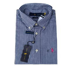 Camisa Ralph Lauren Masculina Manga Curta Custom Fit 608