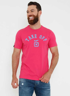 Camiseta Masculina Txc Brand Rosa Original 047142