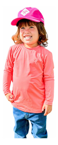 Camiseta Proteção Uv + Infantil Lançamento Ref 2502