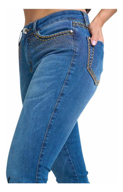 Calça Jeans Feminina Miss Country Bordada 1009 na internet