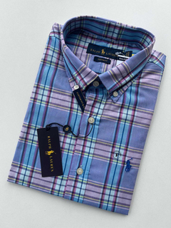 Camisa Ralph Lauren Masculina Manga Curta Custom Fit 605 - comprar online