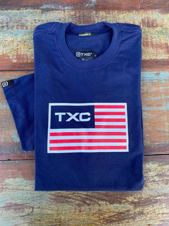 Camiseta Masculina Marinho Txc Brand 191322 - comprar online