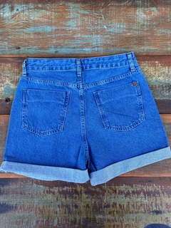 Bermuda Short Jeans Com Brilho Strass West Dust Lançamento na internet