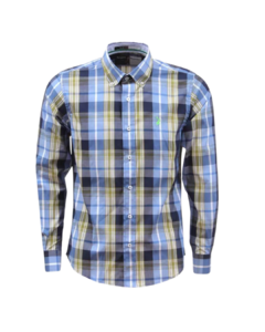 Camisa Manga Longa Xadrez Masculina Austin Western 0091