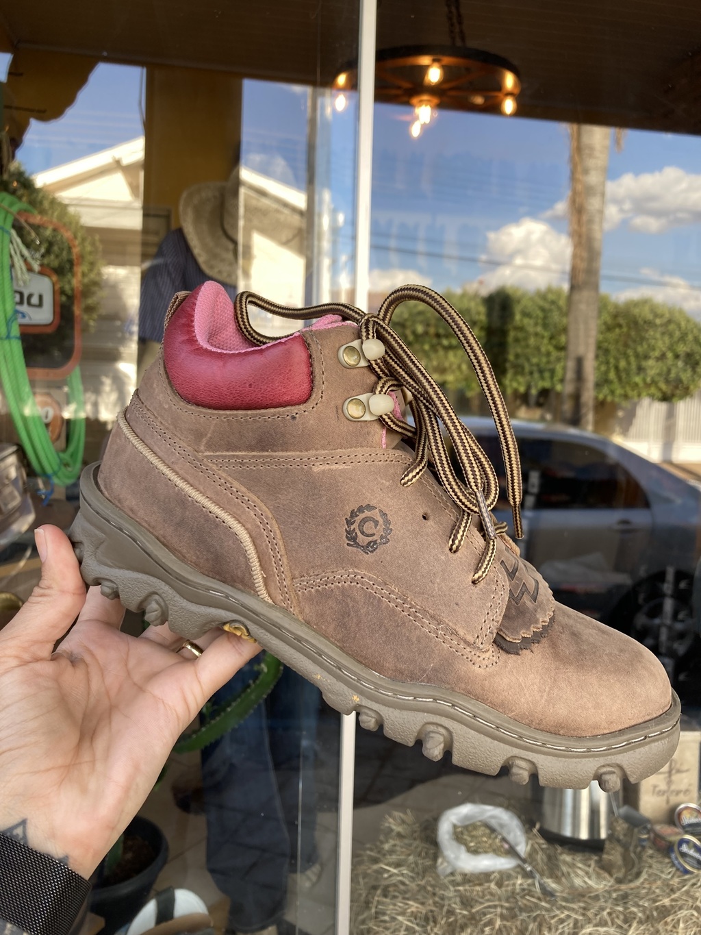 T nis Coturno Classic Country Feminino Areia pink Tn3 ch3