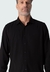 Camisa social masculina manga longa classic fit maquineta colmeia preto - comprar online