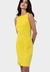 Vestido work linen marias amarelo - comprar online