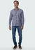 Look Camisa Social Manga Longa Dubai Marinho + Calça Jeans Azul Médio - comprar online