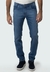 Look Camisa Social Manga Longa Dubai Marinho + Calça Jeans Azul Médio na internet