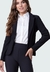 Blazer feminino work louis malha preto - comprar online