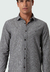 Camisa casual masculina manga longa comfort marlin preto - comprar online