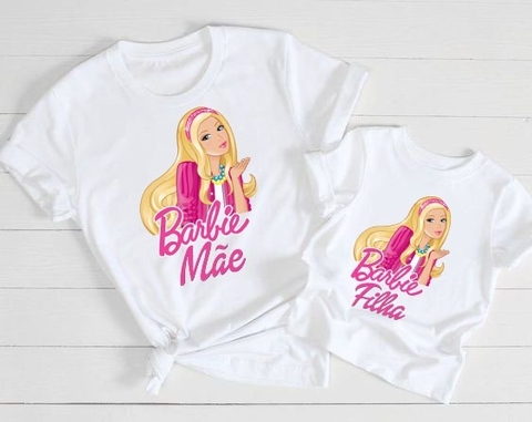 Camiseta Infantil ou Adulta Personalizada Barbie 2