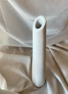 Vaso Fino Branco em Cerâmica P - comprar online