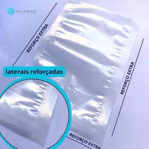 SACOS GOFRADOS FRISADOS P/ EMBALAGEM A VÁCUO 20X30 CM PA/PE (100 UNID.) -  Sacos de embalar vácuo para alimentos - para restauração - Algarve -  Lagoquimica