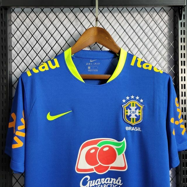 Camisa do Brasil Training Nike Azul - Gb Imports