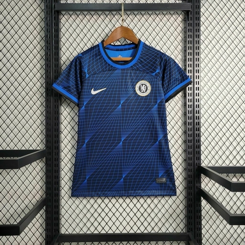 Camisa Chelsea Third 23 24 Torcedor Feminina Azul