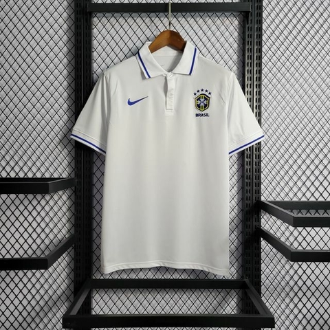 Camisa Polo do Brasil Nike Branco - Gb Imports