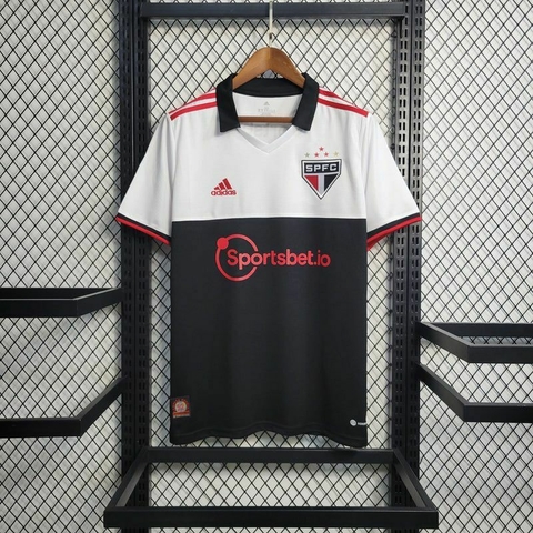 Camisa sao hotsell paulo preta adidas