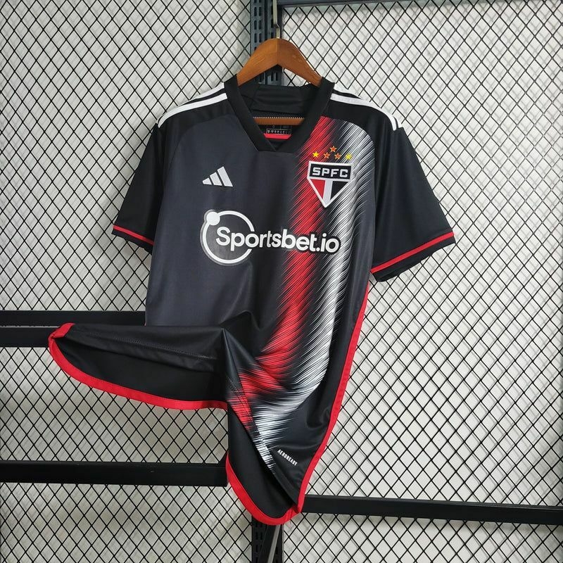 Camisa S o Paulo Third III 23 24 Torcedor Adidas Masculina Preto