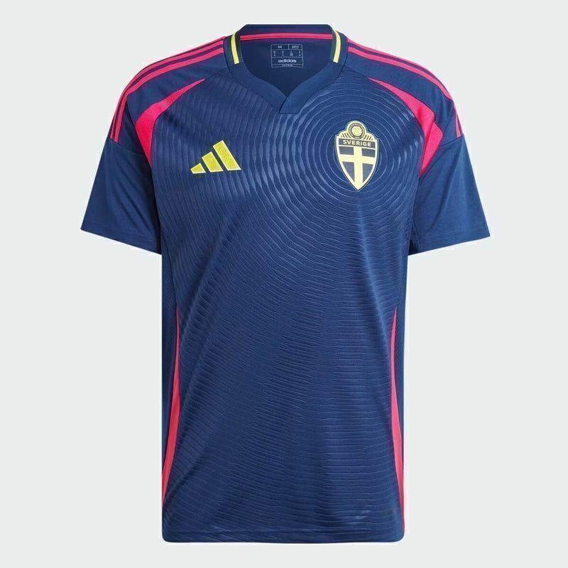 Camisa Suecia Away 24 25 Torcedor Adidas Masculino Azul marinho