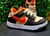 Tenis Nike Dunk baby Preto/Laranja