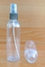 Frasco Pet Cristal 100 ML Válvula Spray - Tampa Cinza - comprar online
