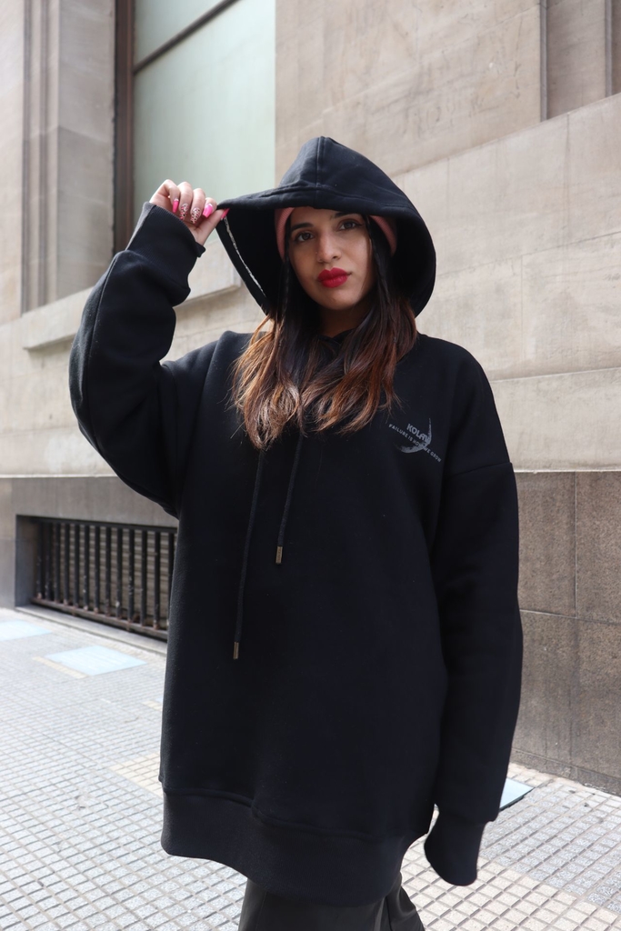 MOON RISE buzo oversize Negro Comprar en KOLAVI