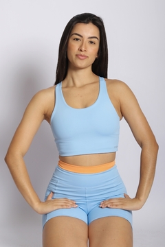 Top rise - azul bebê - Mab fitwear