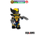 Mini Boneco Custom Wolverine Venomizado Venom Xmen X-Men filme super heróis HQs Marvel