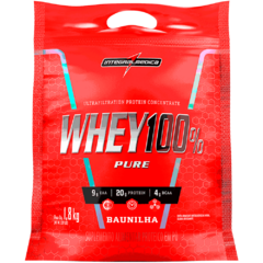 Whey 100% pure baunilha 900g integralmedica