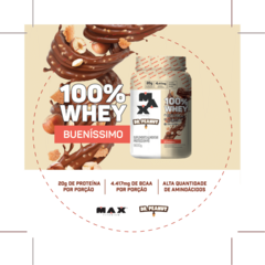 WHEY 100% DR PEANUT BUENISSIMO 900G MAXTITANIUM - comprar online