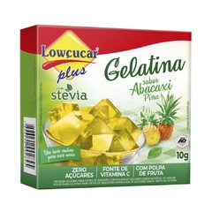 Gelatina Lowçúcar Plus c/ Stevia Zero Açúcares Sabor Abacaxi 10g