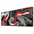 Imagem do Mouse Pad Gamer Speed Extra Grande Abstrato Premium Preto Vermelho- Borda Costurada Perfeito para Jogar