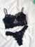 Conjunto Heloisa Preto (P e G) - Senhorita Closet Lingerie