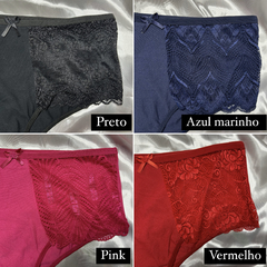 Imagem do Calcinha de cóton com renda, tanga- HOT PANT (Disponível no G2 e G3)