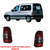 Lanterna Peugeot Partner 1996/2008 1 Porta Traseiro Fitam Bicolor Fume