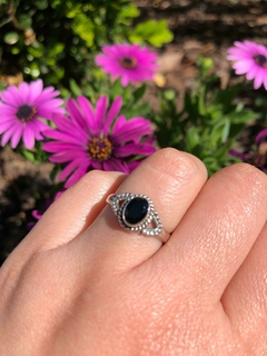 Anillo onix negro cheap